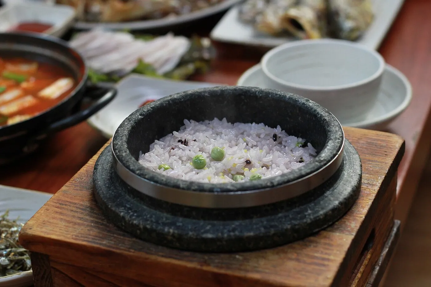버섯돌솥밥