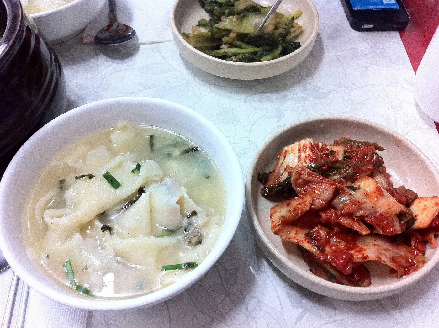 다슬기손수제비